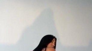 Perfect ass twerking on dildo