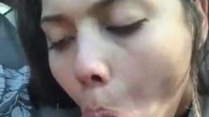 car blowjob morette suck big cook