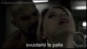 Interracial sex scene (subtitles in Italian)