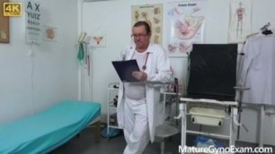 Hot blonde Nicole Star and her gynecologist