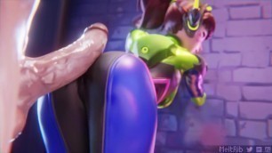 D.Va Teases A Massive Cock