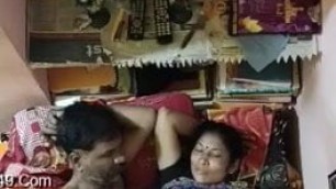 Desi Aunty And Uncle Enjoying Sex