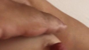 Masturbation, shaved pussy, dildo