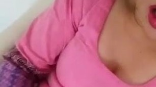 Indian sexy aunty masturbating and moaning