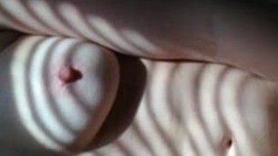 Mutual Masterbation & Cum on Wife's Hairy Pussy