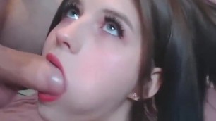 Hottest teen deepthroat blowjob EVER!!!!