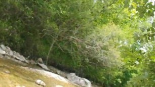 Wank in nature, big cumshot, remi06cam4